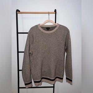 J.Crew Rugged Merino Wool Donegal Herringbone Sweater Medium